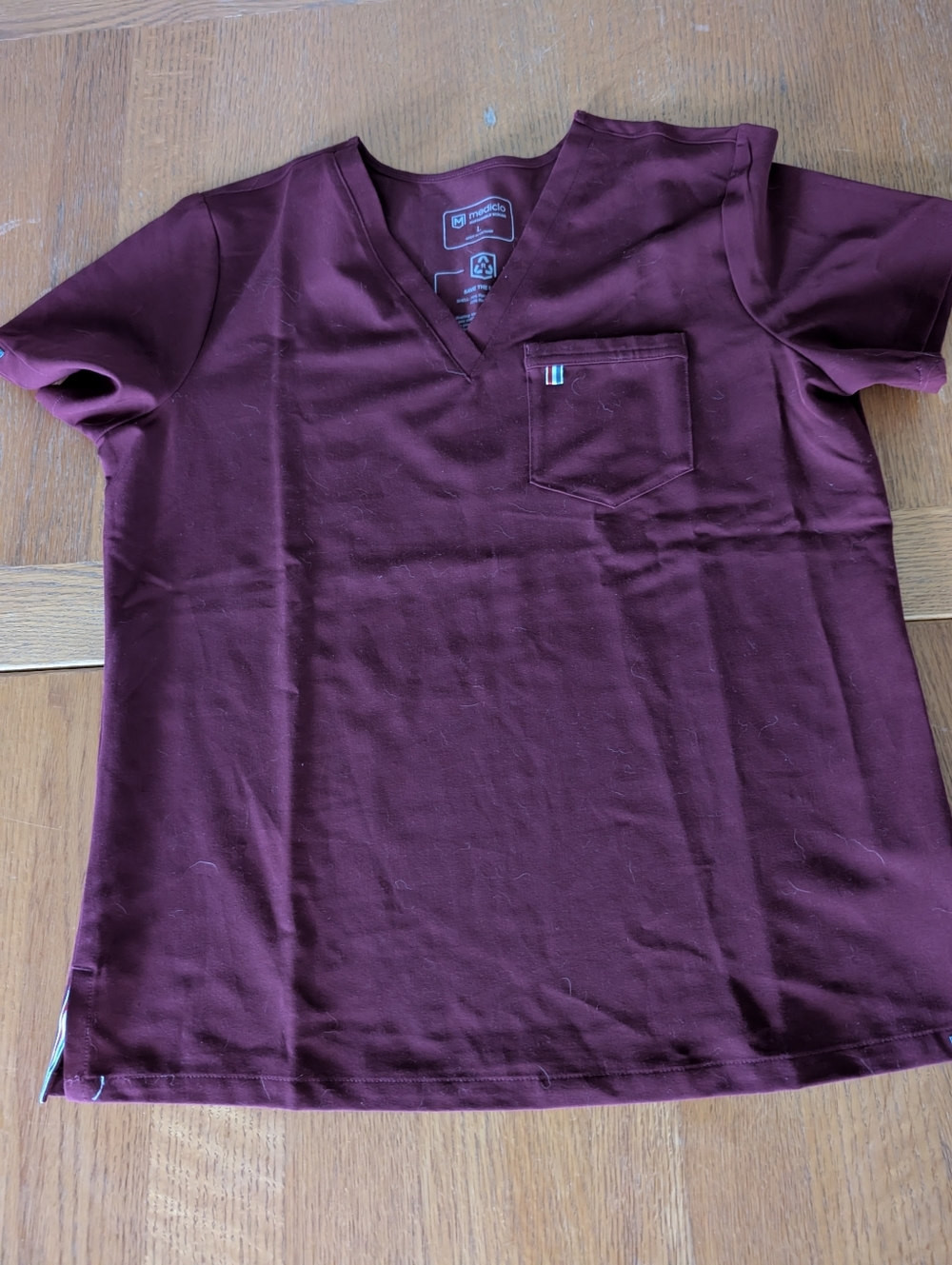 Medical Women's Scrub Set - Wine